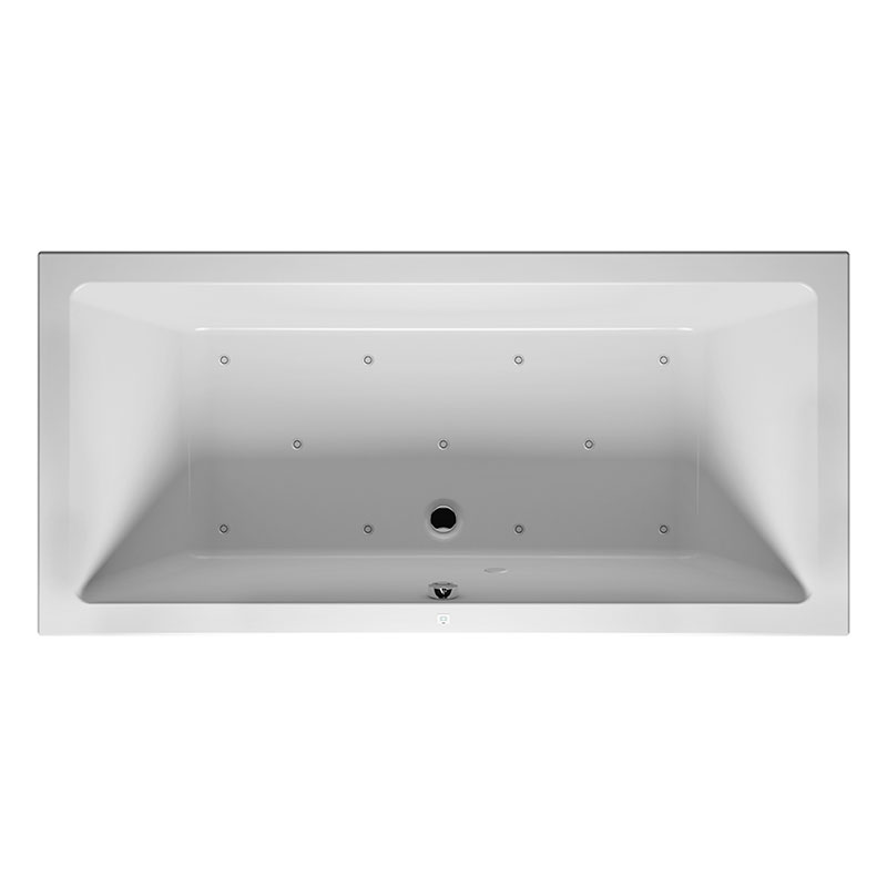 Riho Lugo Whirlpool Badewanne 160 x 70 cm Airpool Rechts