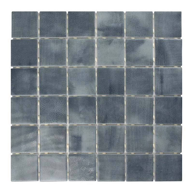 Mosaikfliesen Ombra Grigio glänzend matt 5 x 5 cm