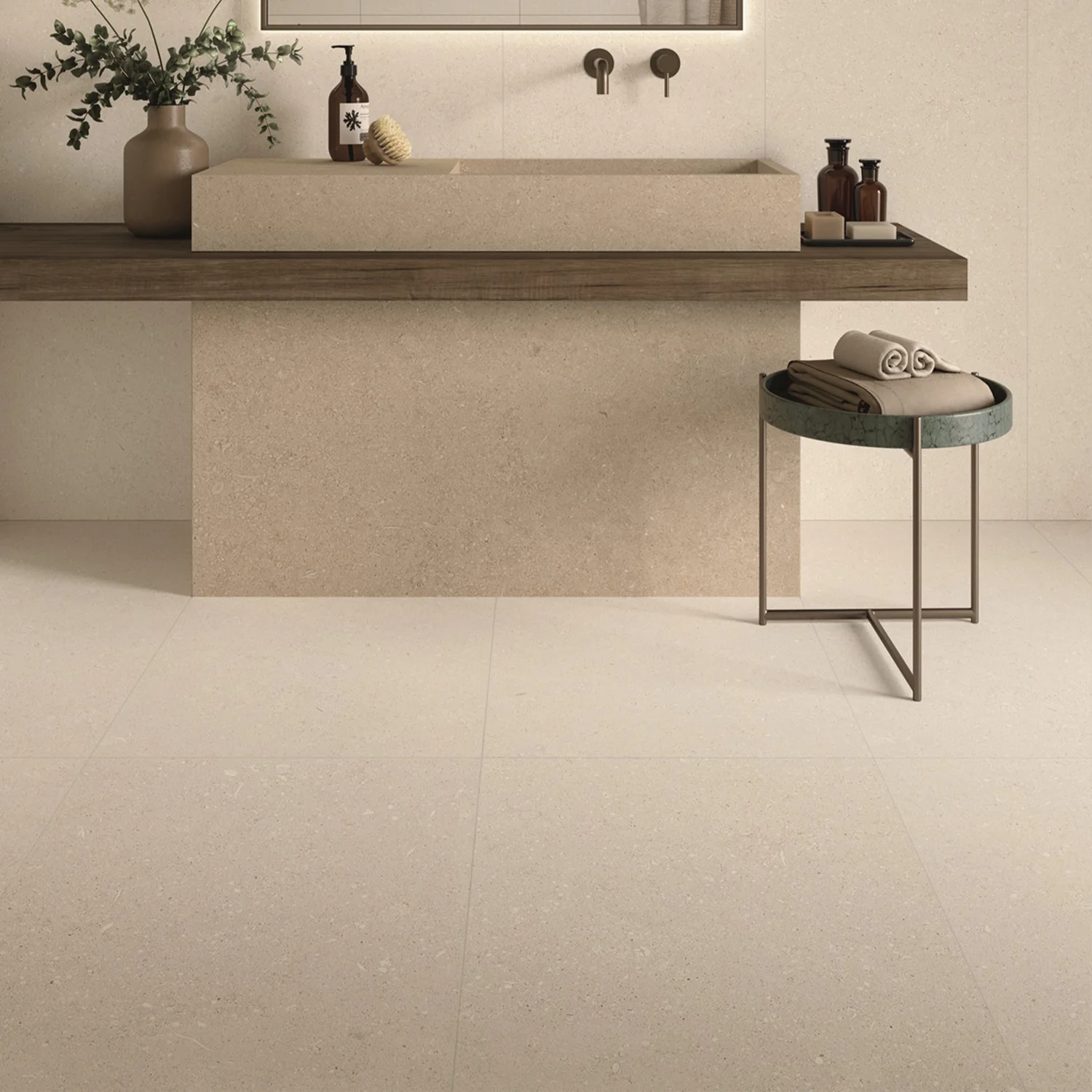 Steinoptik Fliese Sedimenti White Selected 60 x 120 cm