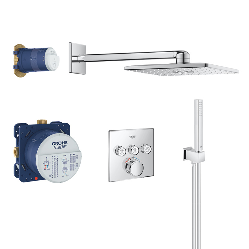 Grohe Grohtherm SmartControl Duschsystem Unterputz