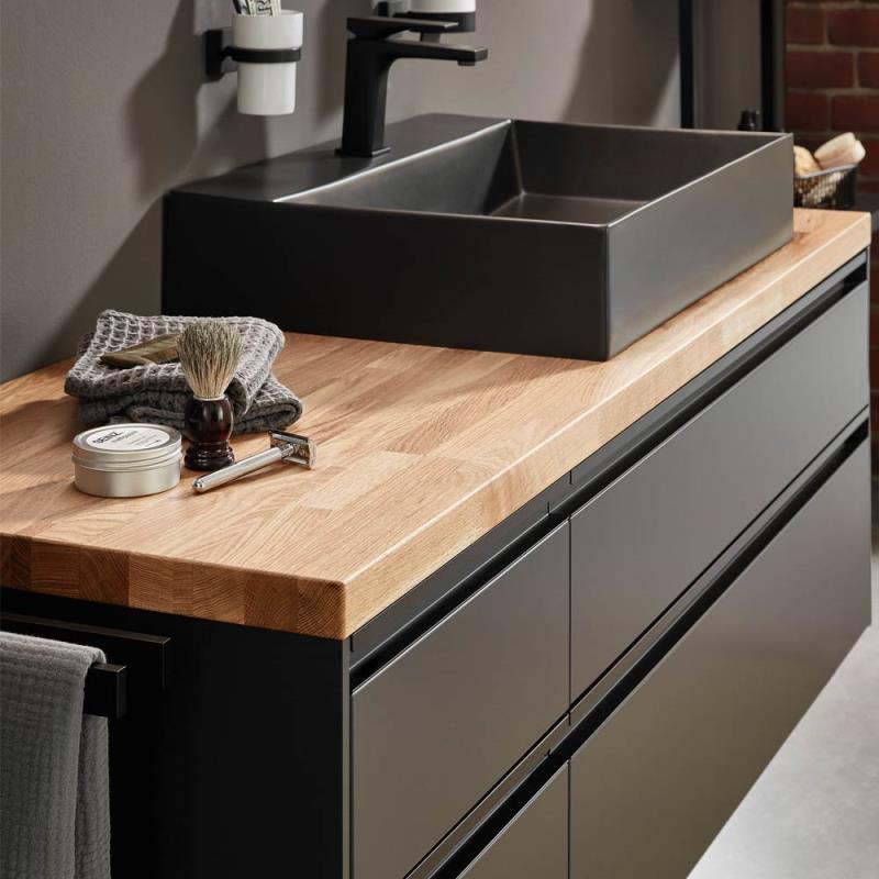 Laguna Platino 2.0 Waschtischplatte Eiche Massiv 101,2 cm