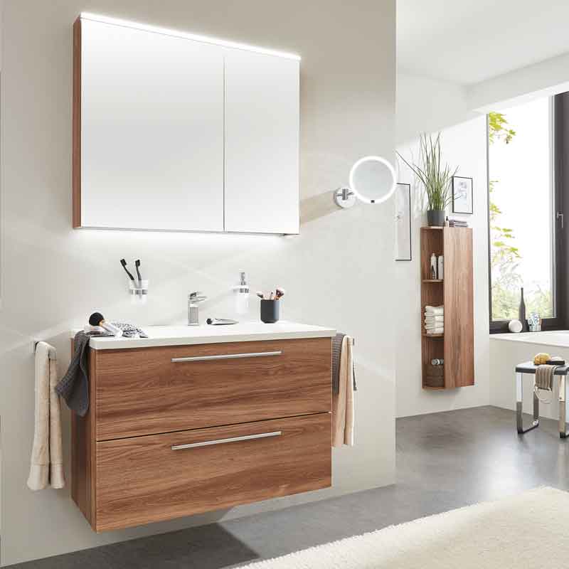 Laguna Feo Möbelset Stone Plus Waschtisch Spiegelschrank