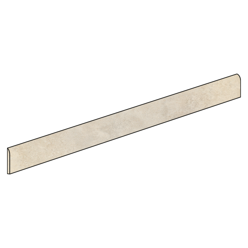 Gigacer Elementa Ivory Stone Sockel 7,5 x 120 cm Feinsteinzeug 6 mm
