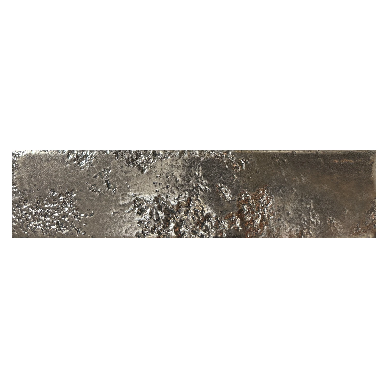 Wandfliese Brick Ziegeloptik Ark Metal 6 x 25 cm Muster