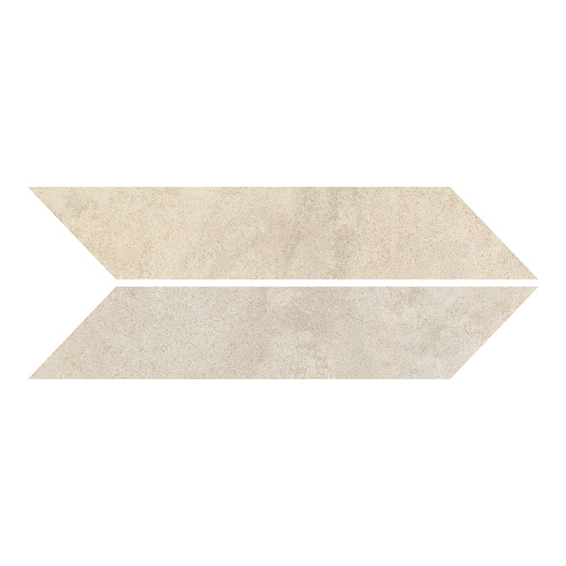 Gigacer Elementa Ivory Stone Chevron 63,5 x 11,5 cm Feinsteinzeug 6 mm