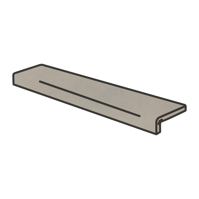 Italgraniti Nuances Tortora L-Element 4,5 x 16,5 x 60 cm StrideUp