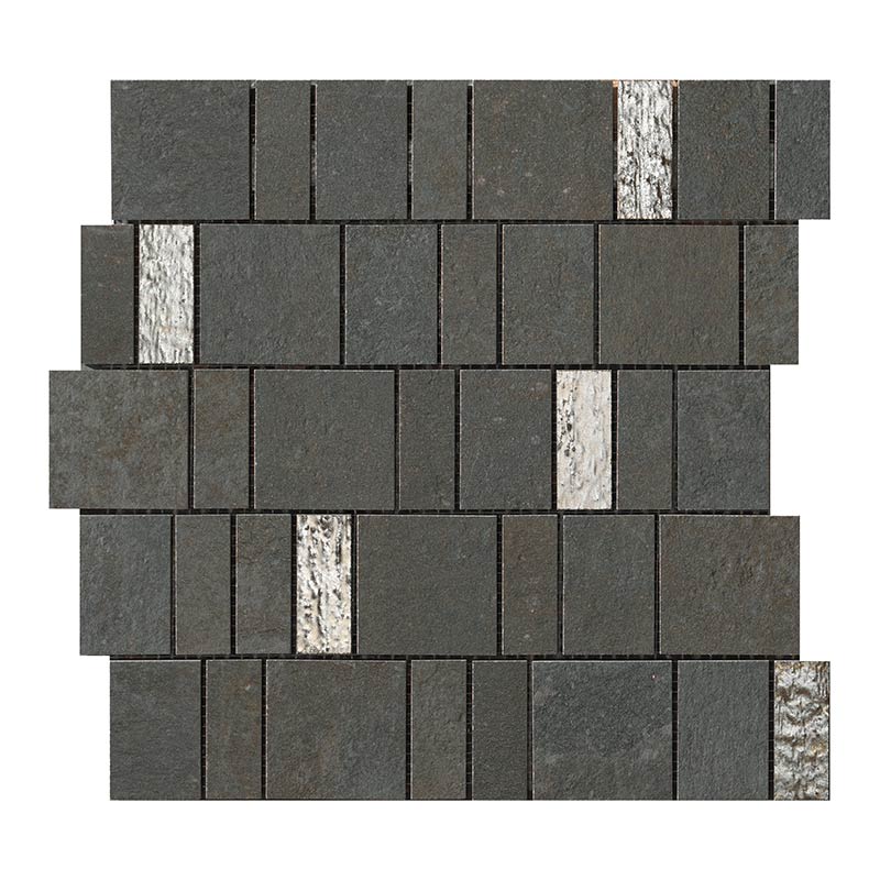 Cercom Temper Iron Mosaico Metallic Mosaikfliesen