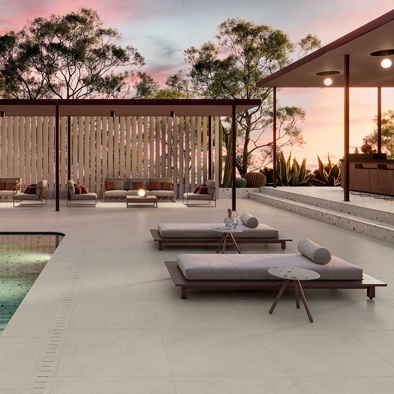 Italgraniti Nuances Tortora Terrassenplatte 80 x 80 cm