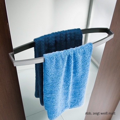 HSK Softcube Handtuchhalter weiß matt