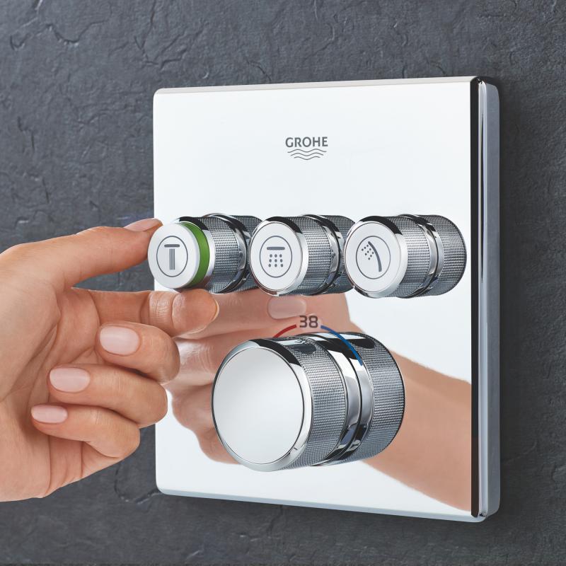 Grohe Grohtherm SmartControl Thermostat mit 3 Absperrventile