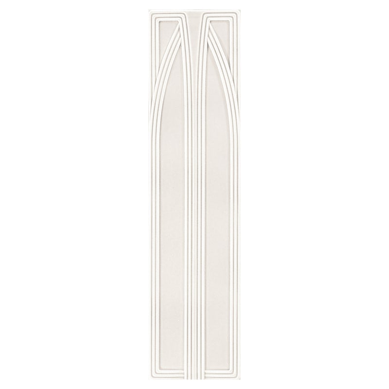 Grazia Epoque Belvedere Bianco Craquele 20 x 80 cm Wandfliese