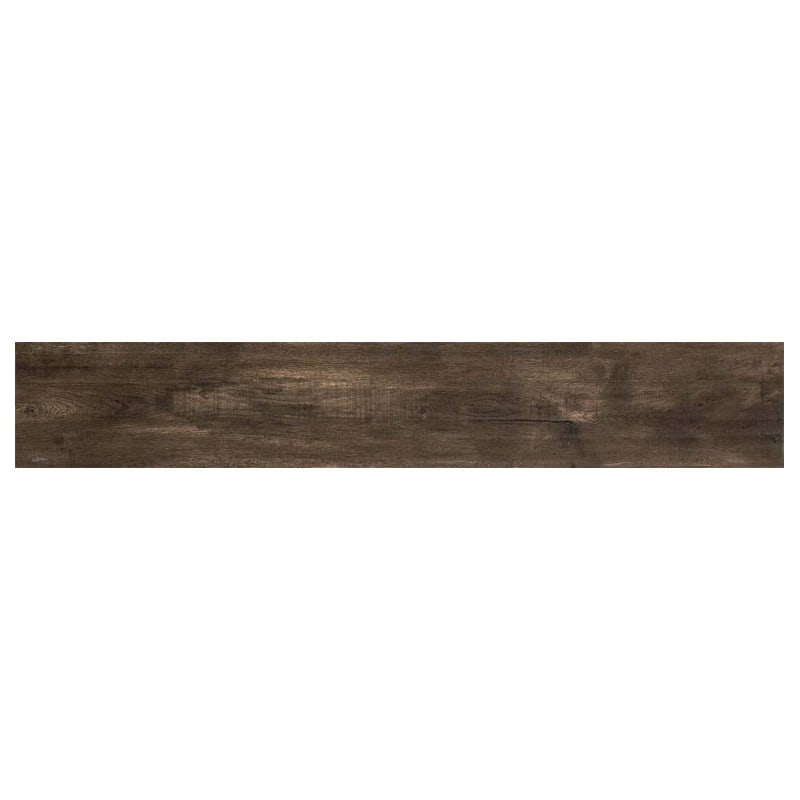 Bodenfliese Dom Logwood Brown Holzoptik 16,4 x 99,8 cm