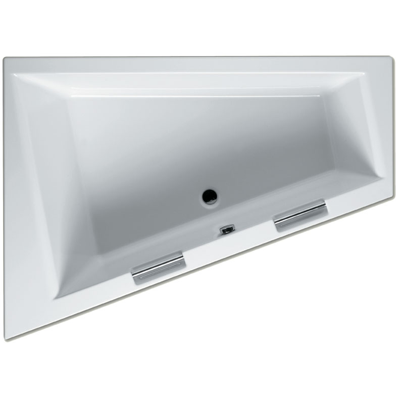Riho Doppio Raumspar Badewanne 180 x 130 / 65 x 47 cm Rechts