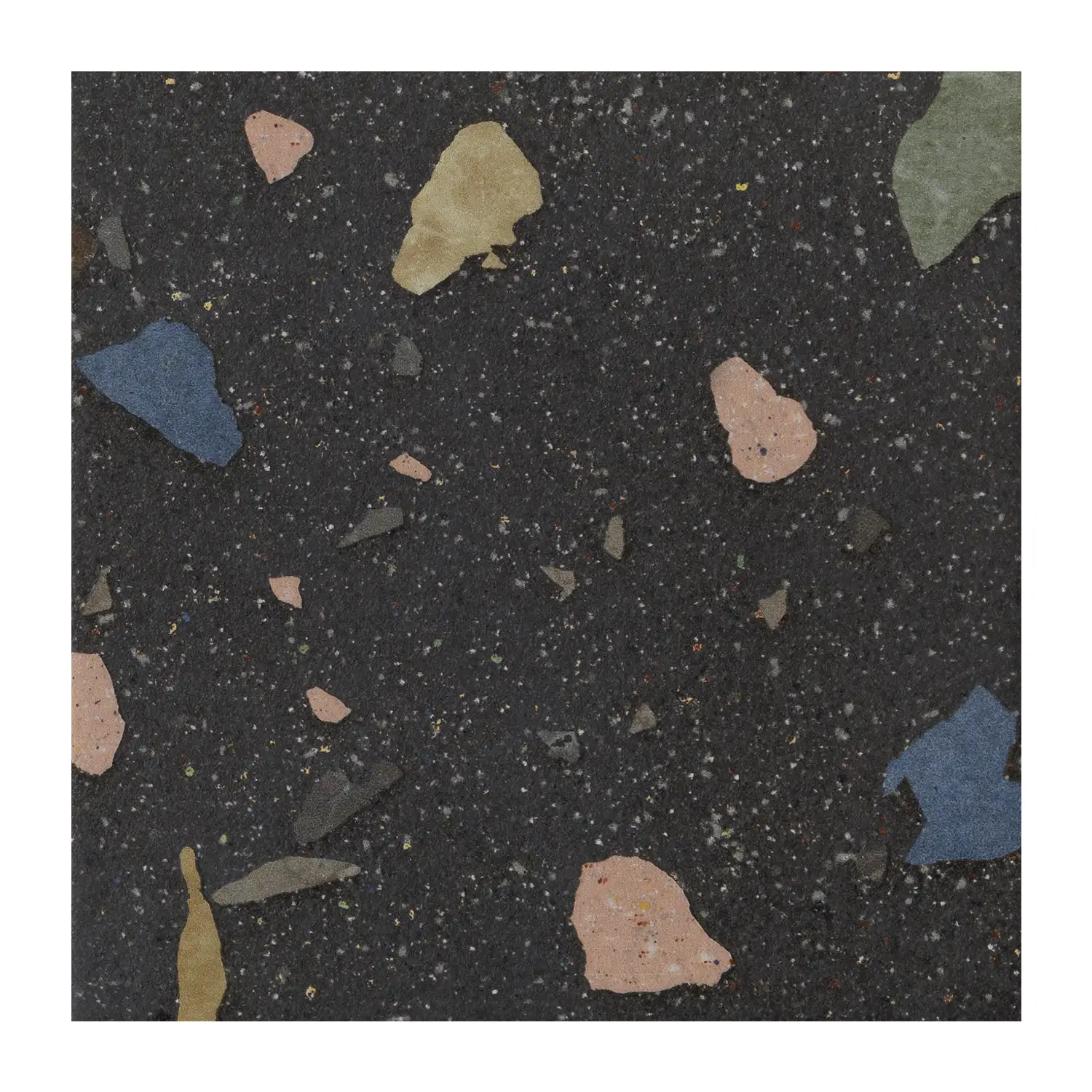 Fliese CIR Forever Color Terrazzo Black 20 x 20 cm