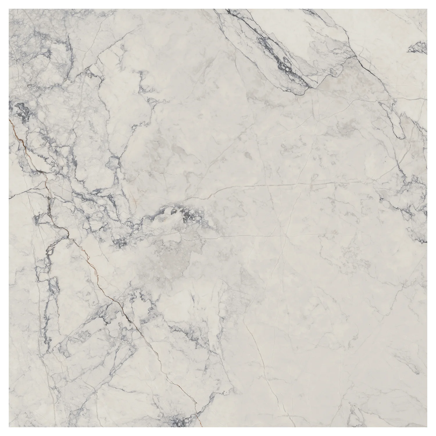 Marmoroptik Fliese Bianco Camouflage 120 x 120 cm