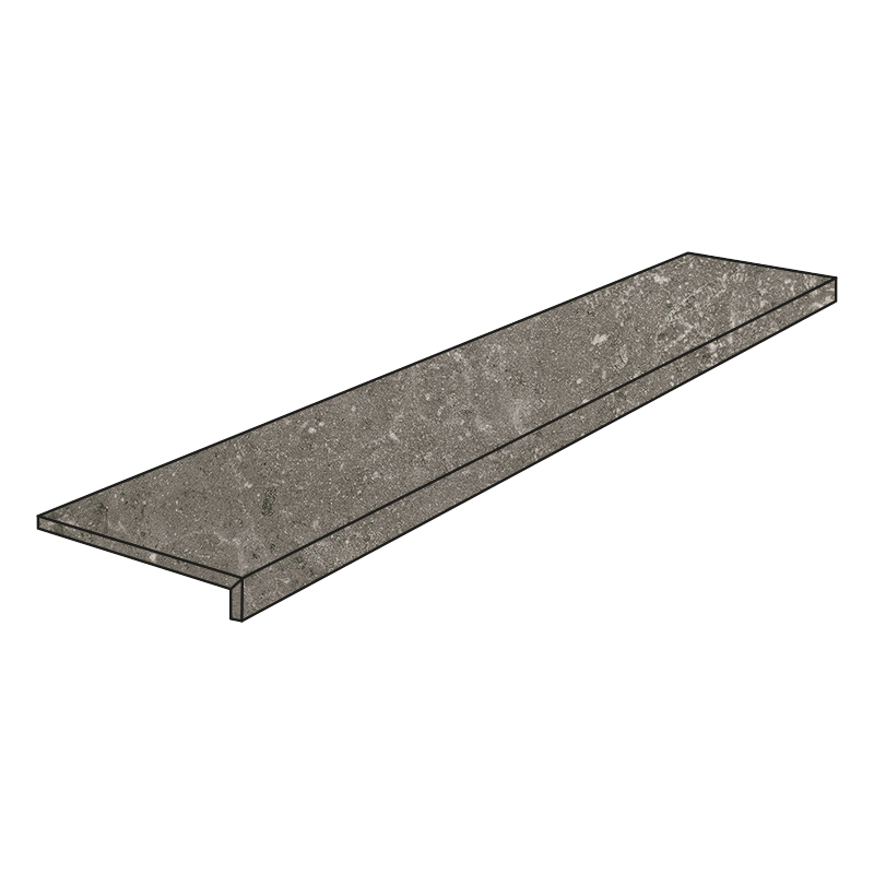 Serenissima Concreta Antracite Costa Retta 30 x 120 x 3,3 cm Stufenplatte