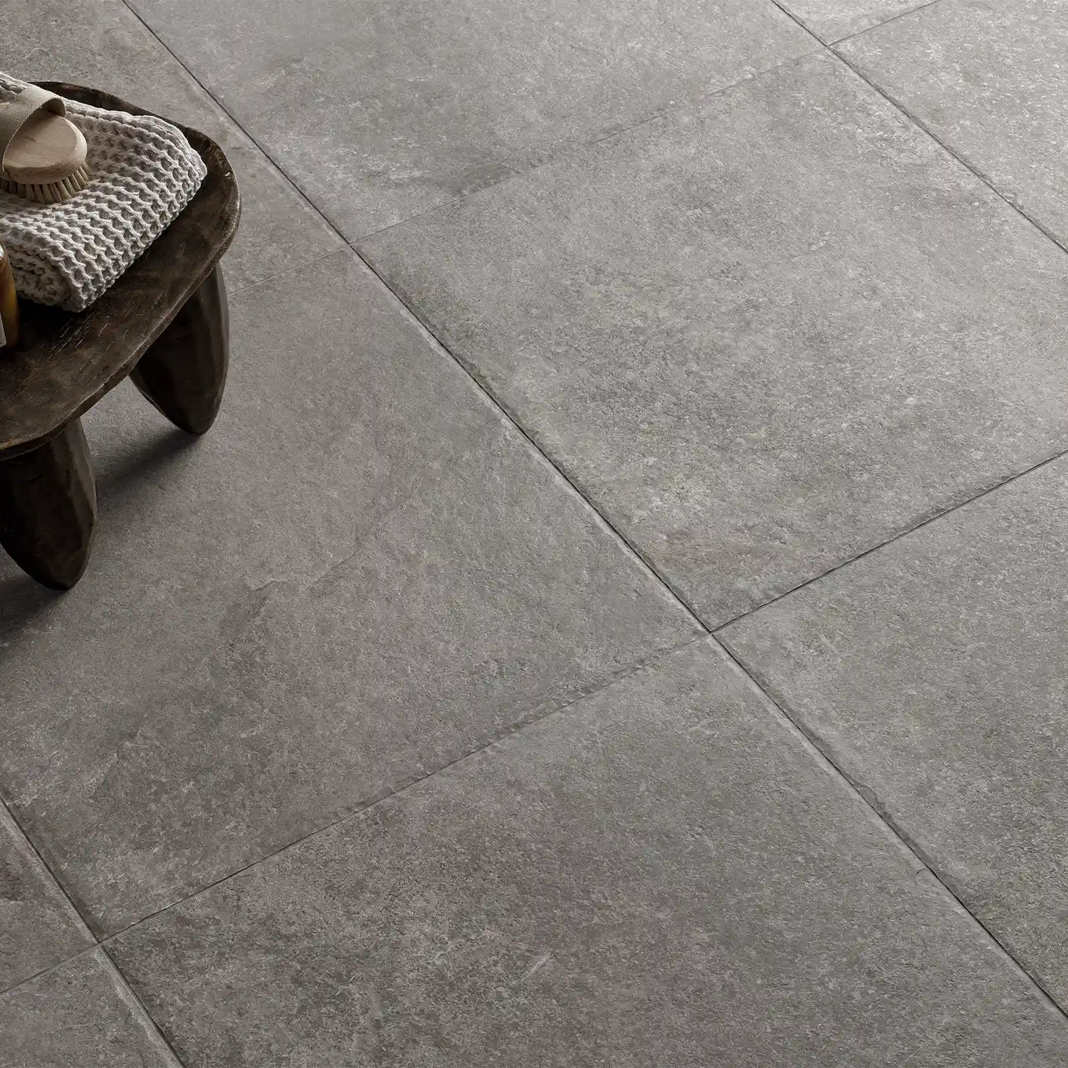 Rustikale Steinoptik Bodenfliese i-stone Grey 60 x 60 cm