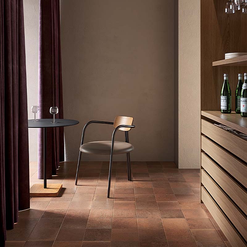 Cotto-Optik Fliese CIR Italica Terra Bruciata 20 x 20 cm