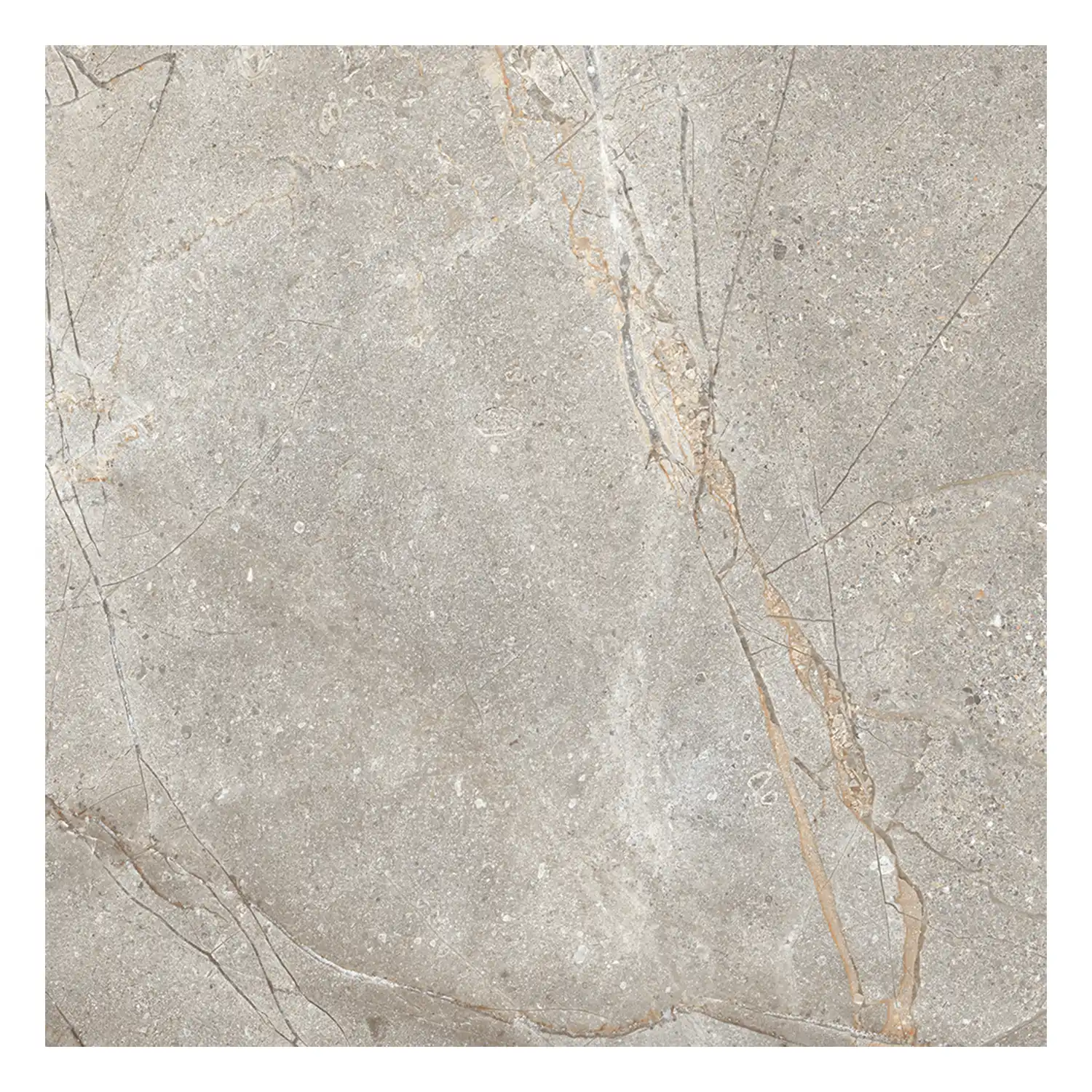Steinoptik Fliese Crust Taupe 60 x 60 cm