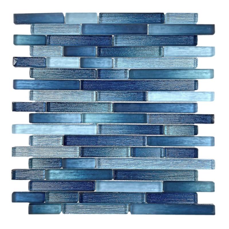 Brick Lino-2 blue 1,5 cm Muretto Brick Mosaikfliesen