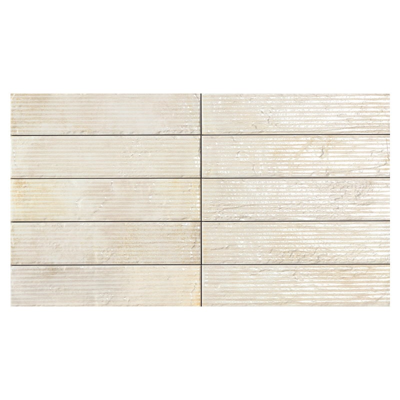 Brick Wandfliese CIR City Lines Ivory Mix 6,5 x 29 cm