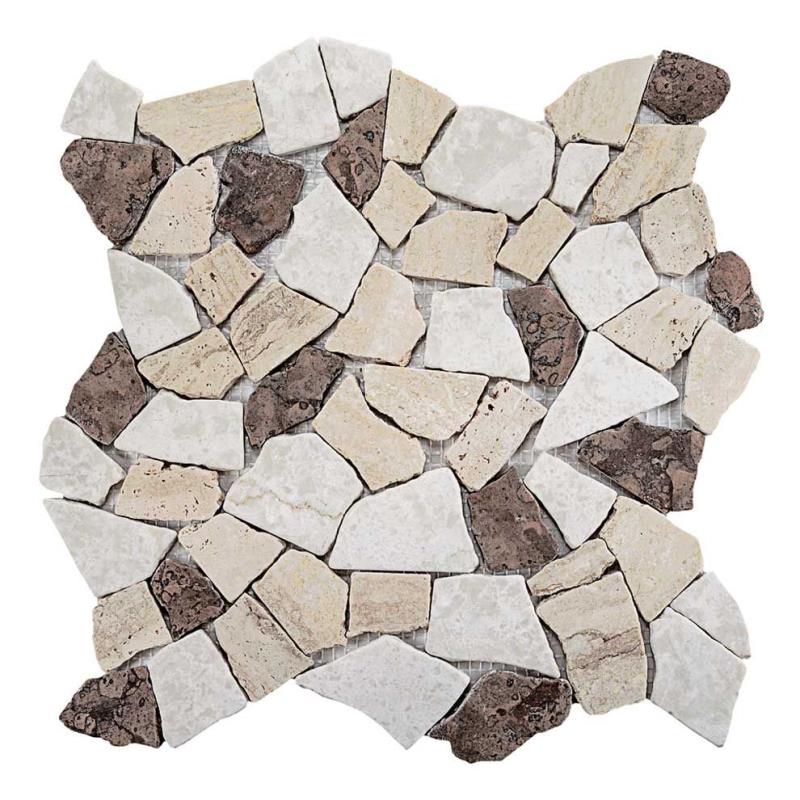 Palladio Mix-BET matt 2 - 5 cm Bruchmarmor Mosaikfliesen