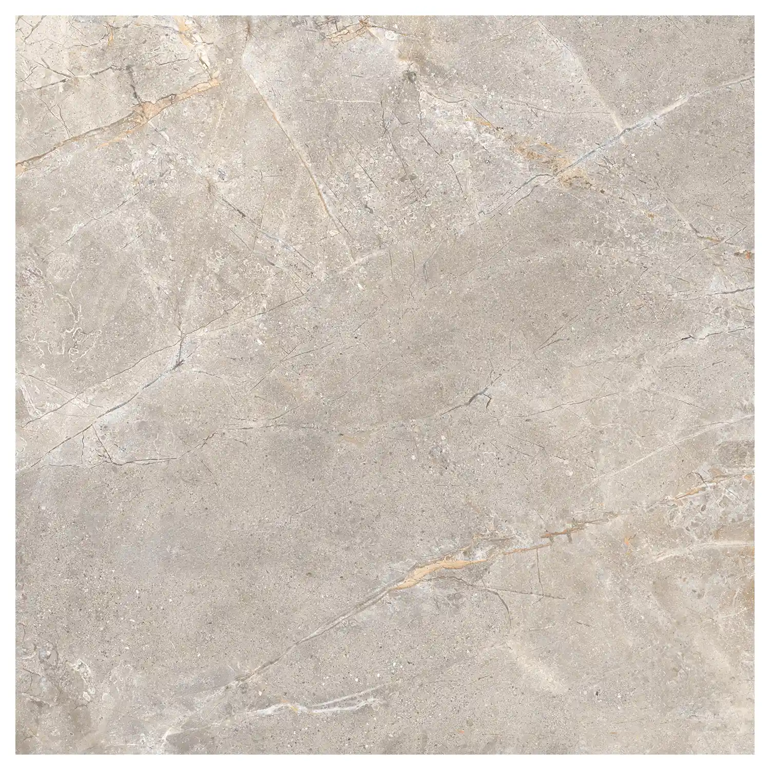 Steinoptik Fliese Crust Taupe 120 x 120 cm
