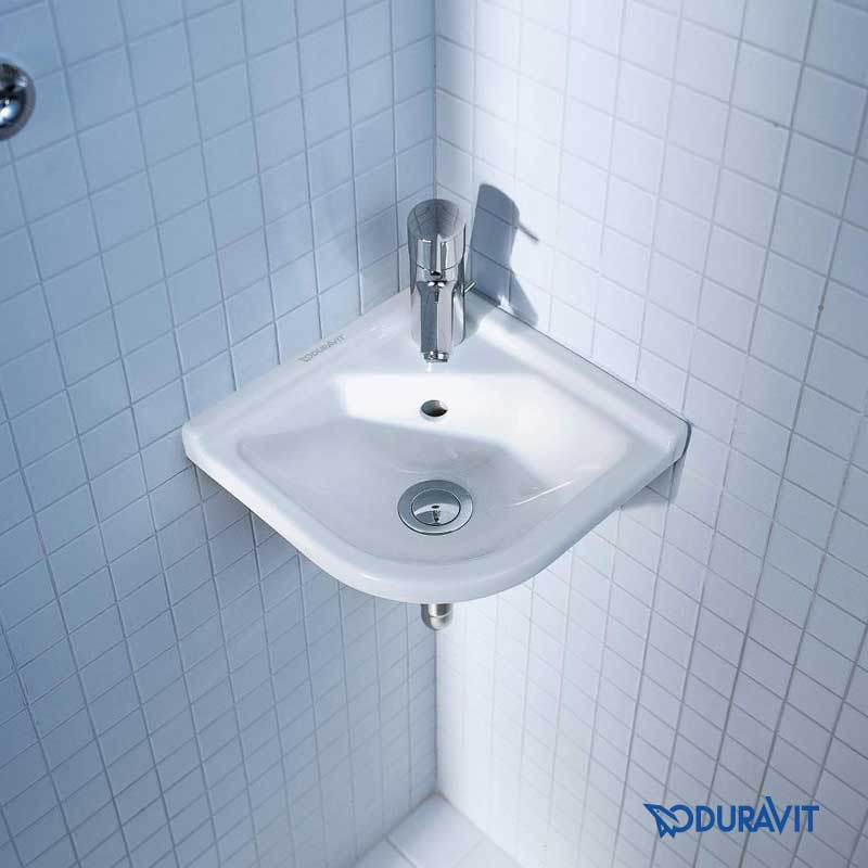 Duravit Starck 3 Eck-Handwaschbecken 43 x 38 cm