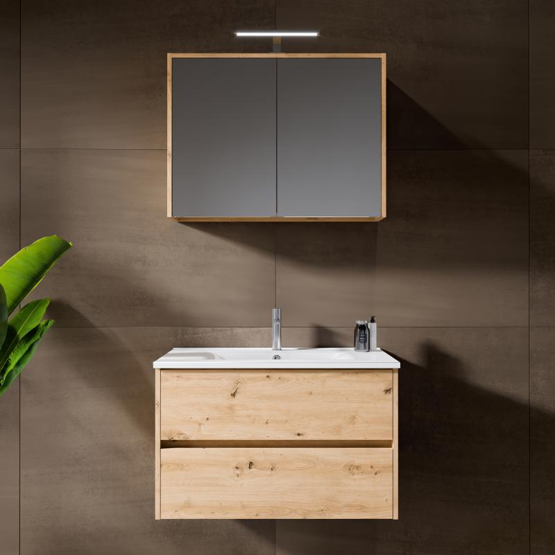 Riho Porto Slim Badmöbelset mit Spiegelschrank