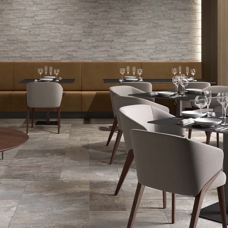 Schieferoptik Fliese Slate Grey 60 x 60 cm