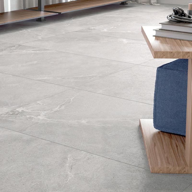 Steinoptik Bodenfliese Miscela Ash 60 x 120 cm
