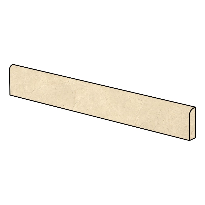 Kalkstein Optik Sockel Calcis Crema 7 x 120 cm