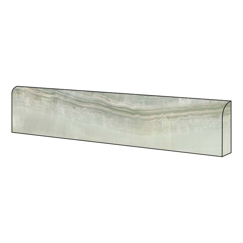 Onyx Optik Sockel Venus Jade Veined 7 x 60 cm