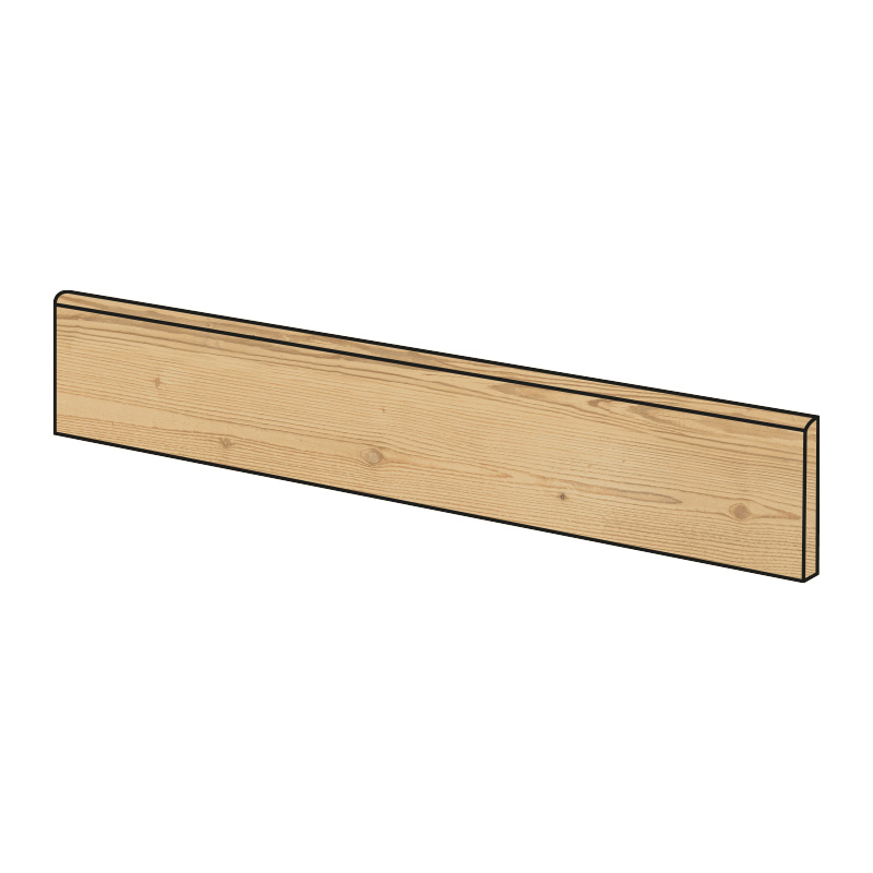 Holzoptik Sockel Essence Gold 9,8 x 120 cm