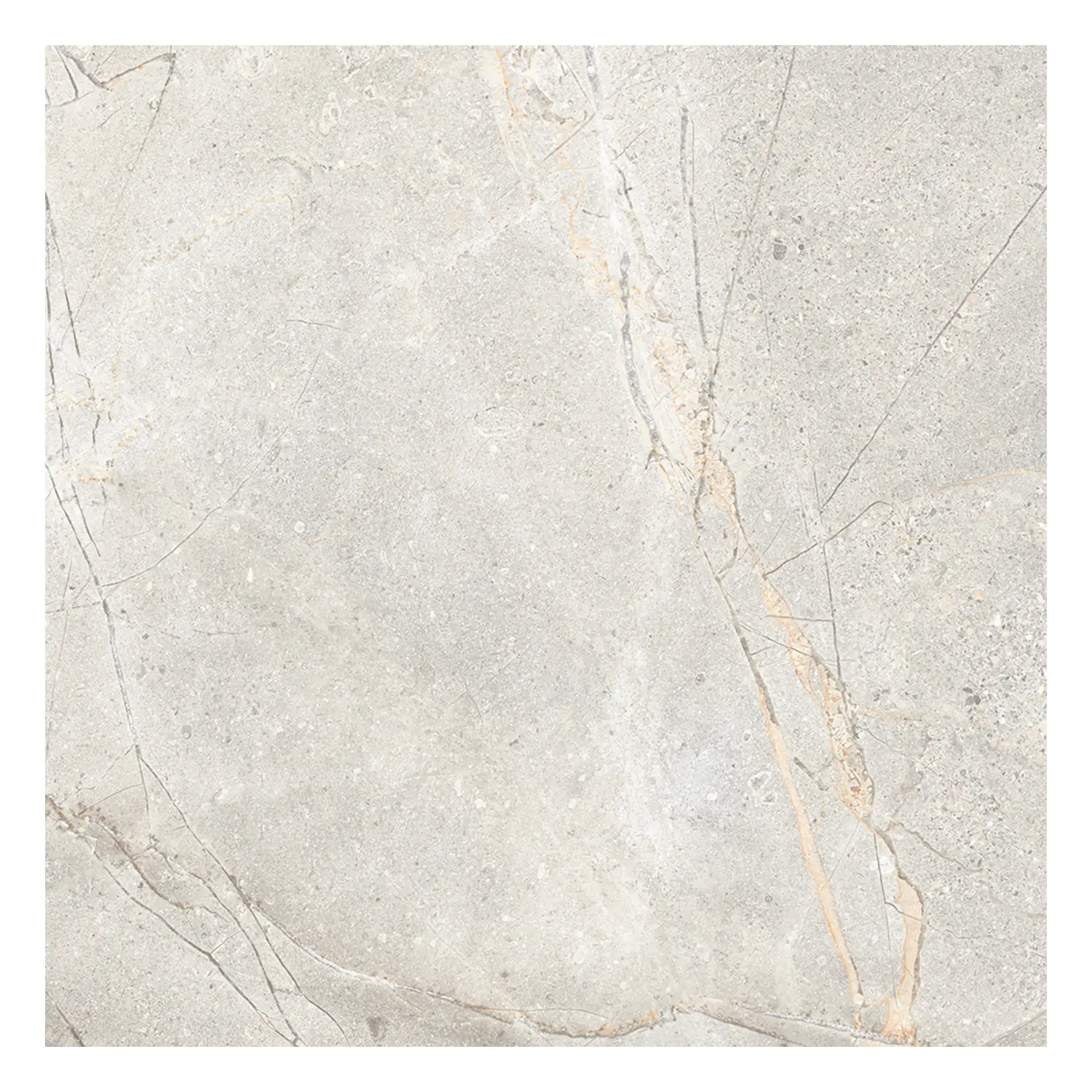 Steinoptik Fliese Crust Light Grey R11 60 x 60 cm