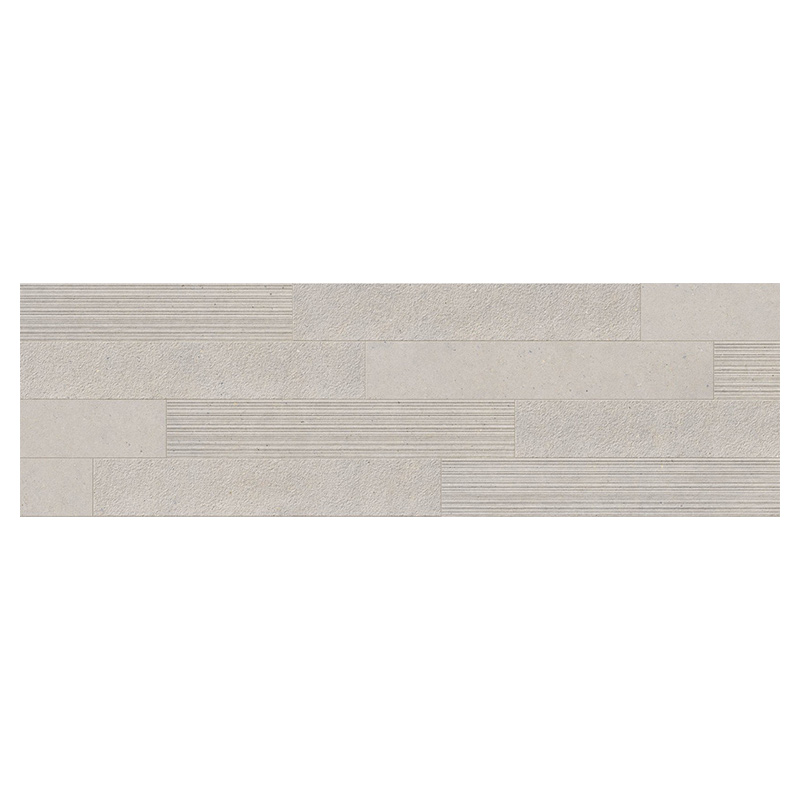 Italgraniti Silver Grain Grey Listello Mix 20 x 120 cm Wandfliese