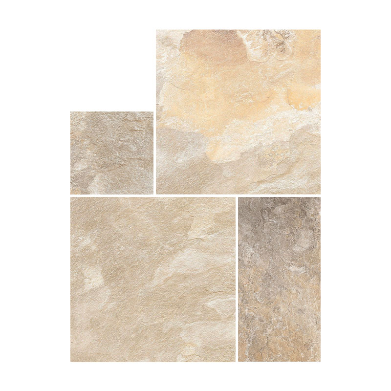 Römischer Verband Schieferoptik Slate Gold B