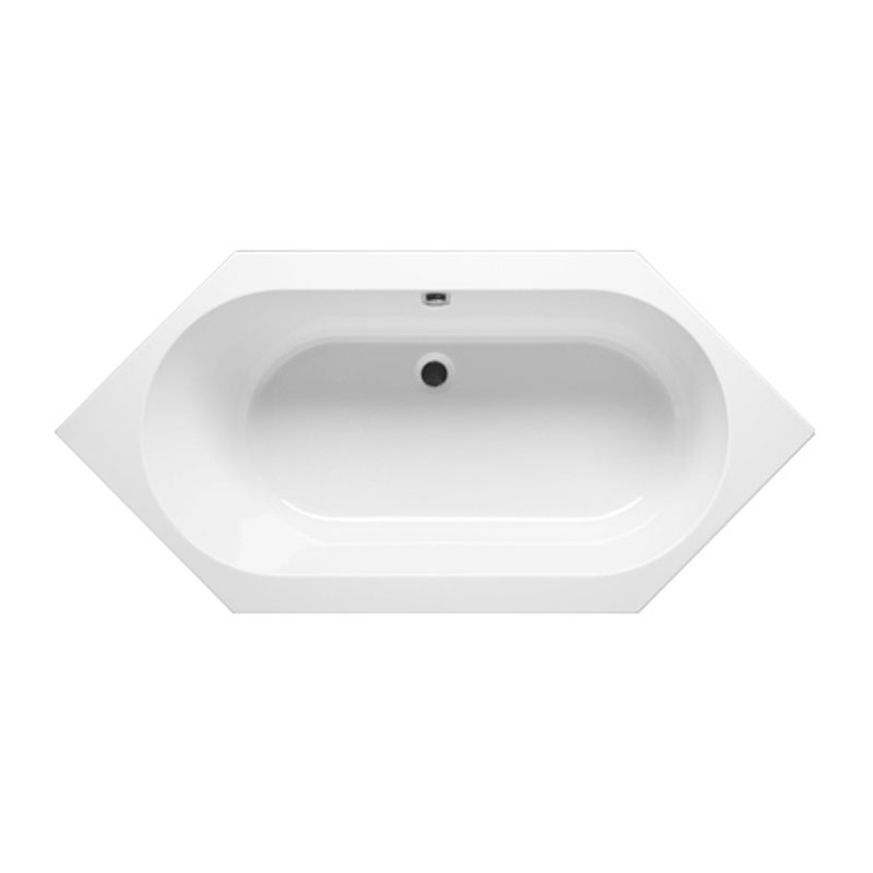 Riho Kansas Sechseck-Badewanne 190 x 90 x 48,5 cm