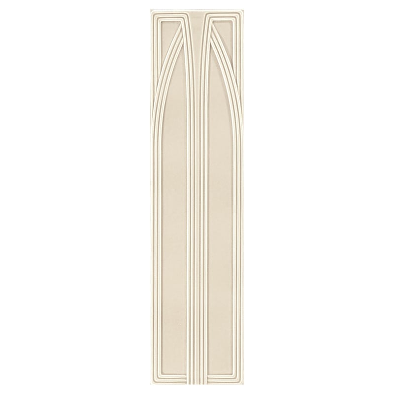 Grazia Epoque Belvedere Ivory Craquele 20 x 80 cm Wandfliese