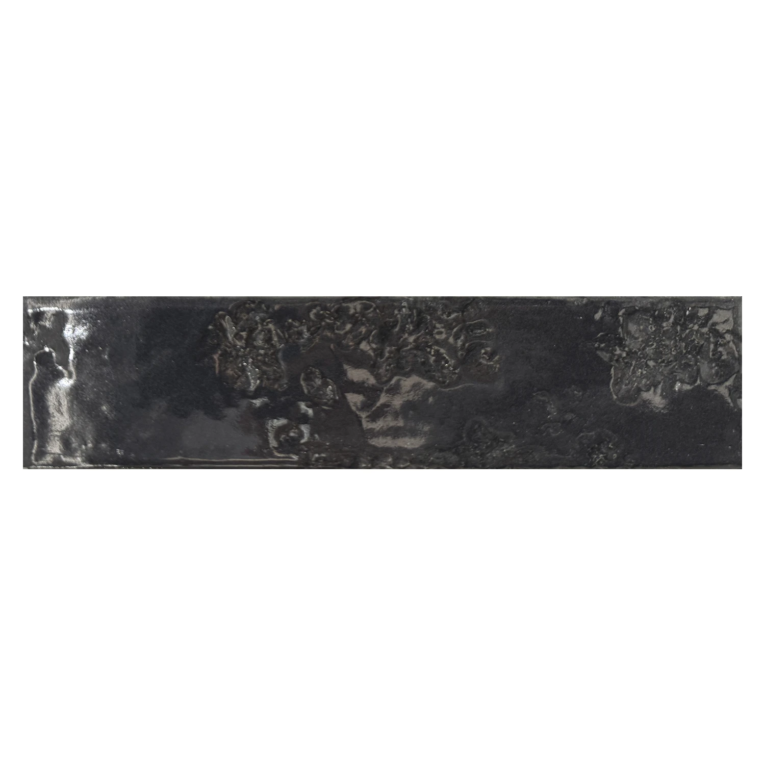 Wandfliese Brick Ziegeloptik Ark Black 6 x 25 cm