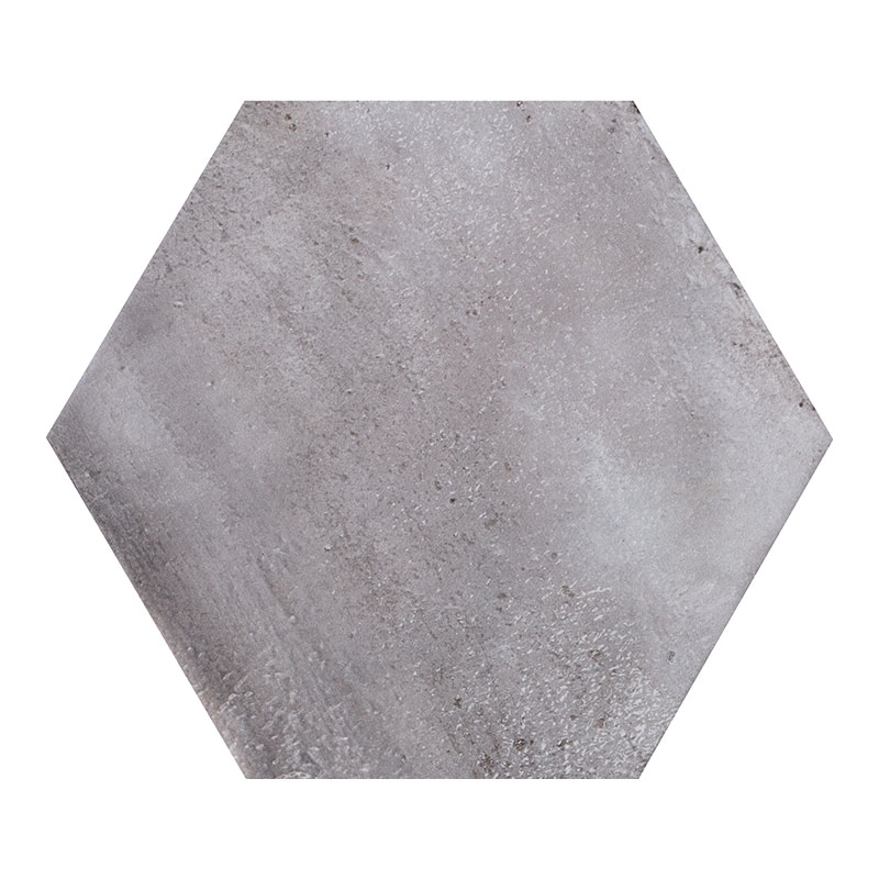 CIR Fuoritono Grigio Opaco Esagona 24 x 27,7 cm Bodenfliese