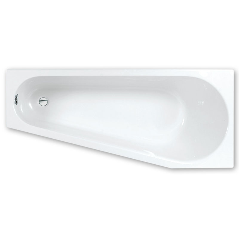 cenotes Slim Raumspar Badewanne 160 x 70 cm Links