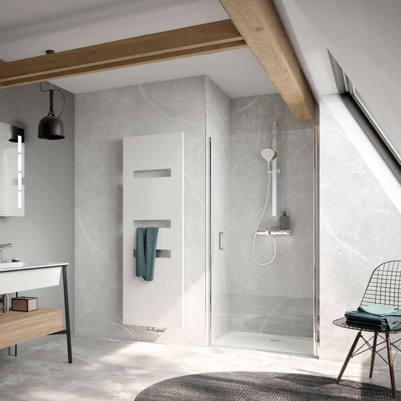 HSK Exklusiv 2.0 Drehtür in Nische 83 cm