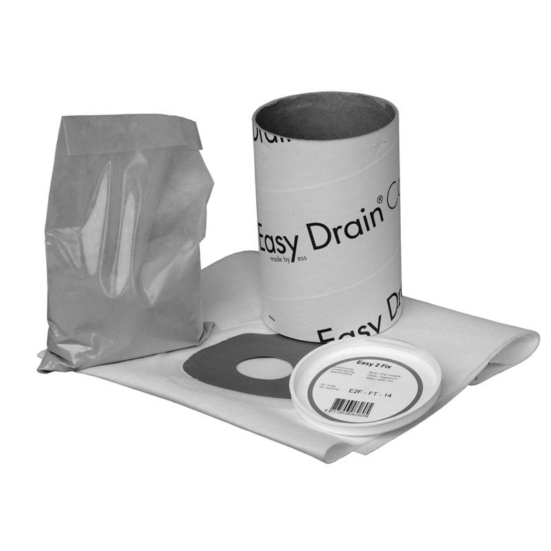 ESS Easy Drain Duschrinne Dicht Set Easy 2 Fix 120 - 200 cm