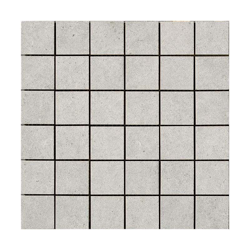 Cercom Square White In 5 x 5 cm Mosaikfliesen