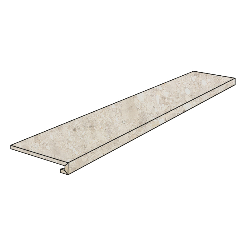 Cercom Ceppo di Gres Avorio 30 x 120 x 3,3 cm Stufenplatte