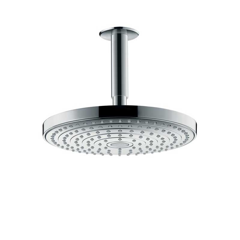 Hansgrohe Raindance Select S 240 2jet Kopfbrause mit Deckenarm 100 mm