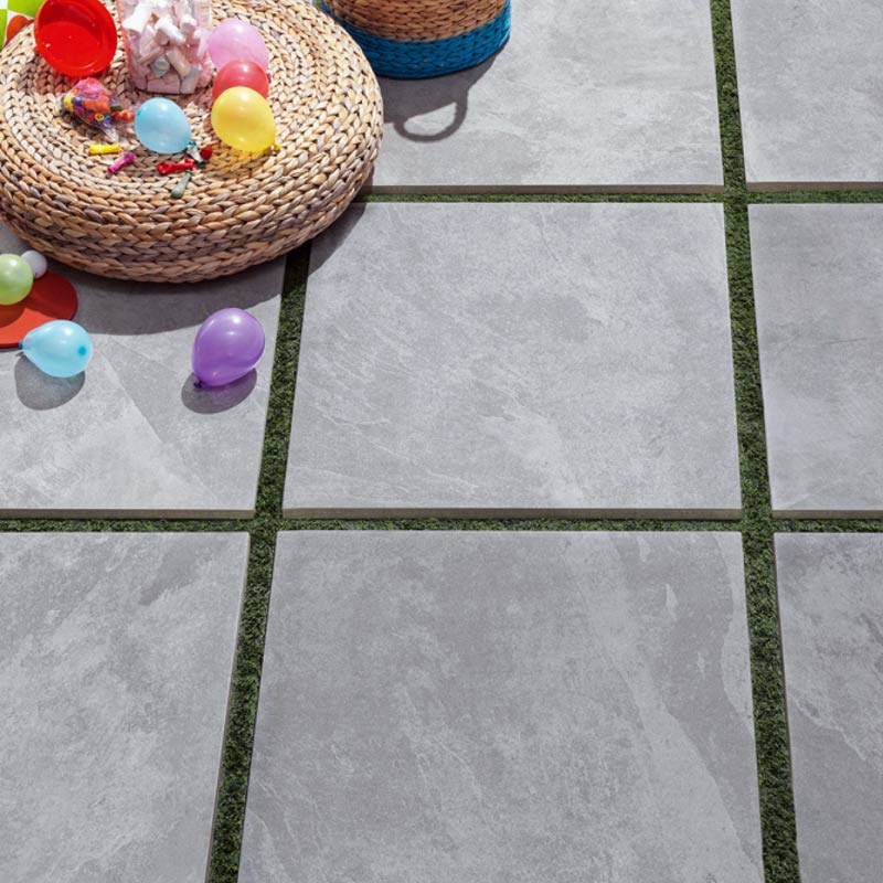 Sintesi Tracks Grey Terrassenplatte 60,4 x 60,4 cm MS