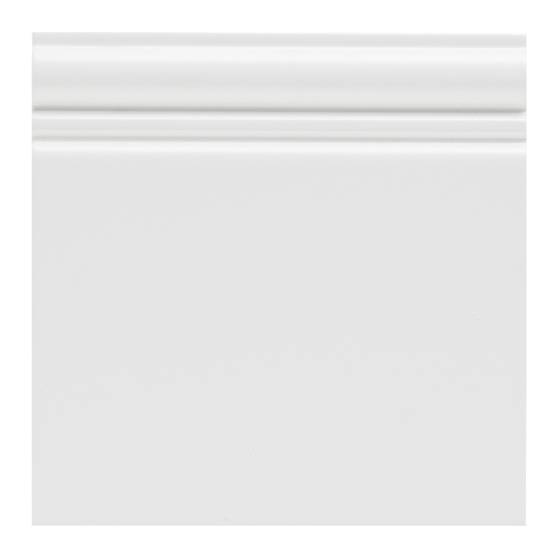 Grazia Boiserie Bianco Matt Zoccolo 20 x 20 cm Sockel