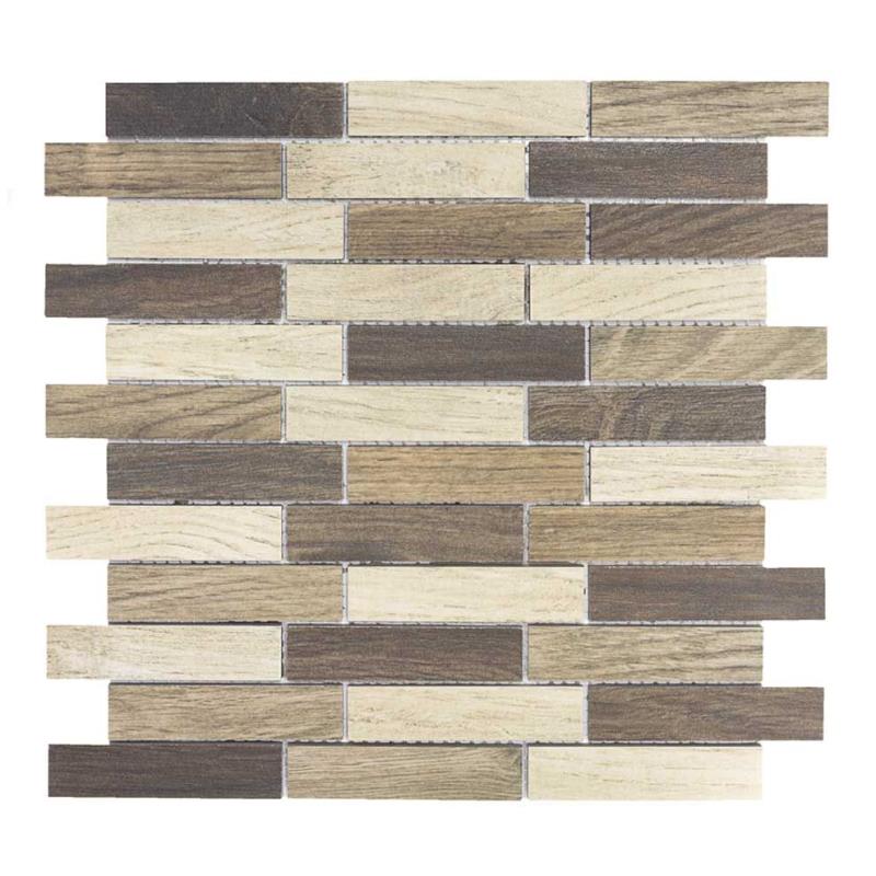 Mosaico Muro Wood-7 2,3 cm Mosaikfliesen
